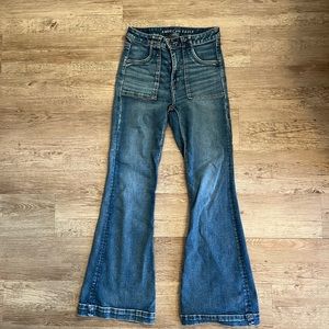 American eagle flare jeans